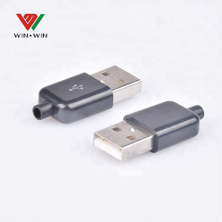 High Quality Assembled 2.0 Male Usb A Connector