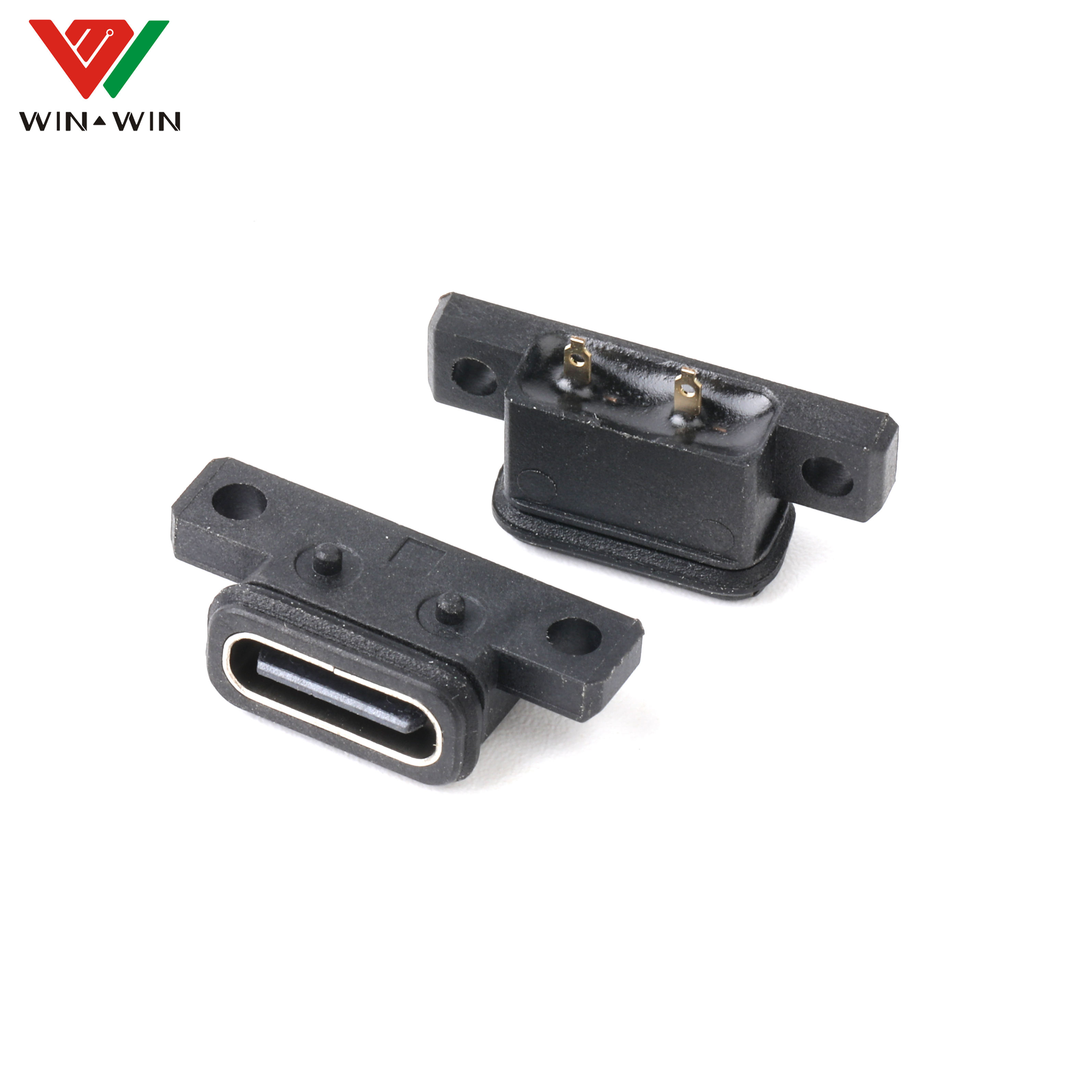 Panel mount usb c waterproof miniature electrical