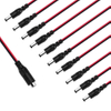 5.5x2.1mm Male Right Angle Plug To Female Extension Power Cord DC Power Cable