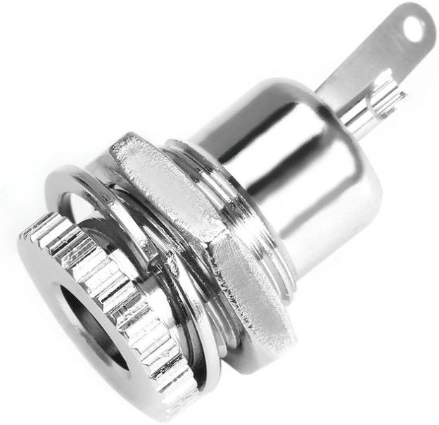 DC-099 5.5 mm x 2.1mm 30V 10A DC Power Jack Socket Threaded Female Panel Mount Connector Adapter