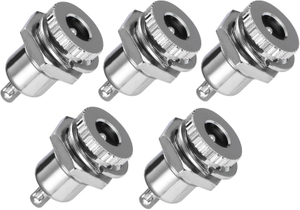 DC-099 5.5 mm x 2.1mm 30V 10A DC Power Jack Socket Threaded Female Panel Mount Connector Adapter