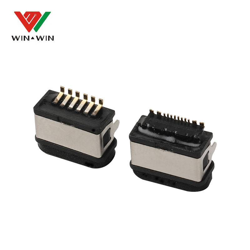 NEW Design USB Type C Connector ip68 socket for fishing aerator