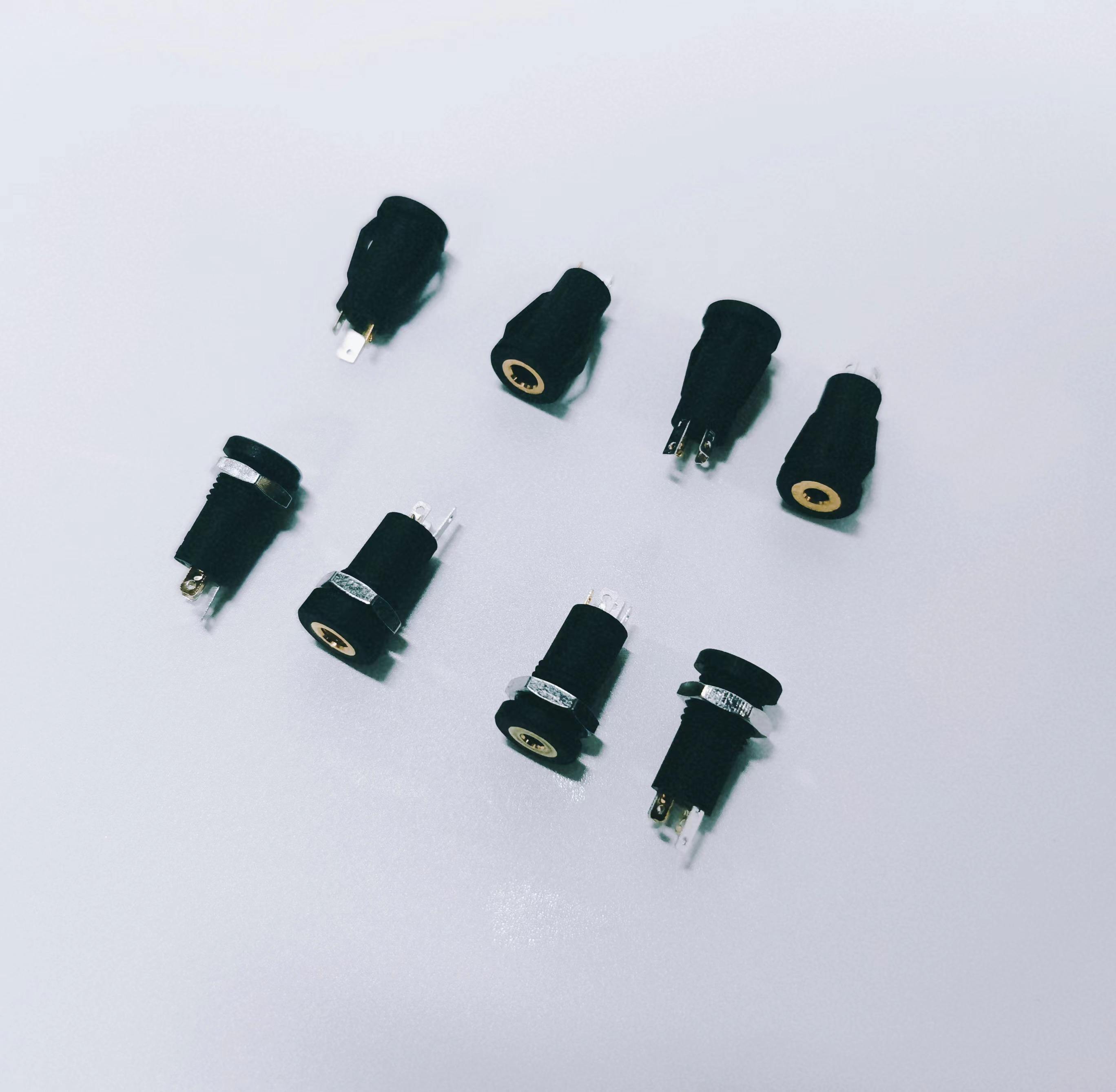 High quality audio Female Jack audio cable 3.5mm jack female 3pin 4pin 6.35 jack male