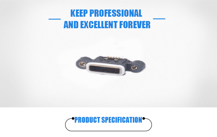 Custom Waterproof Micro Usb 5 Pin Connector Female