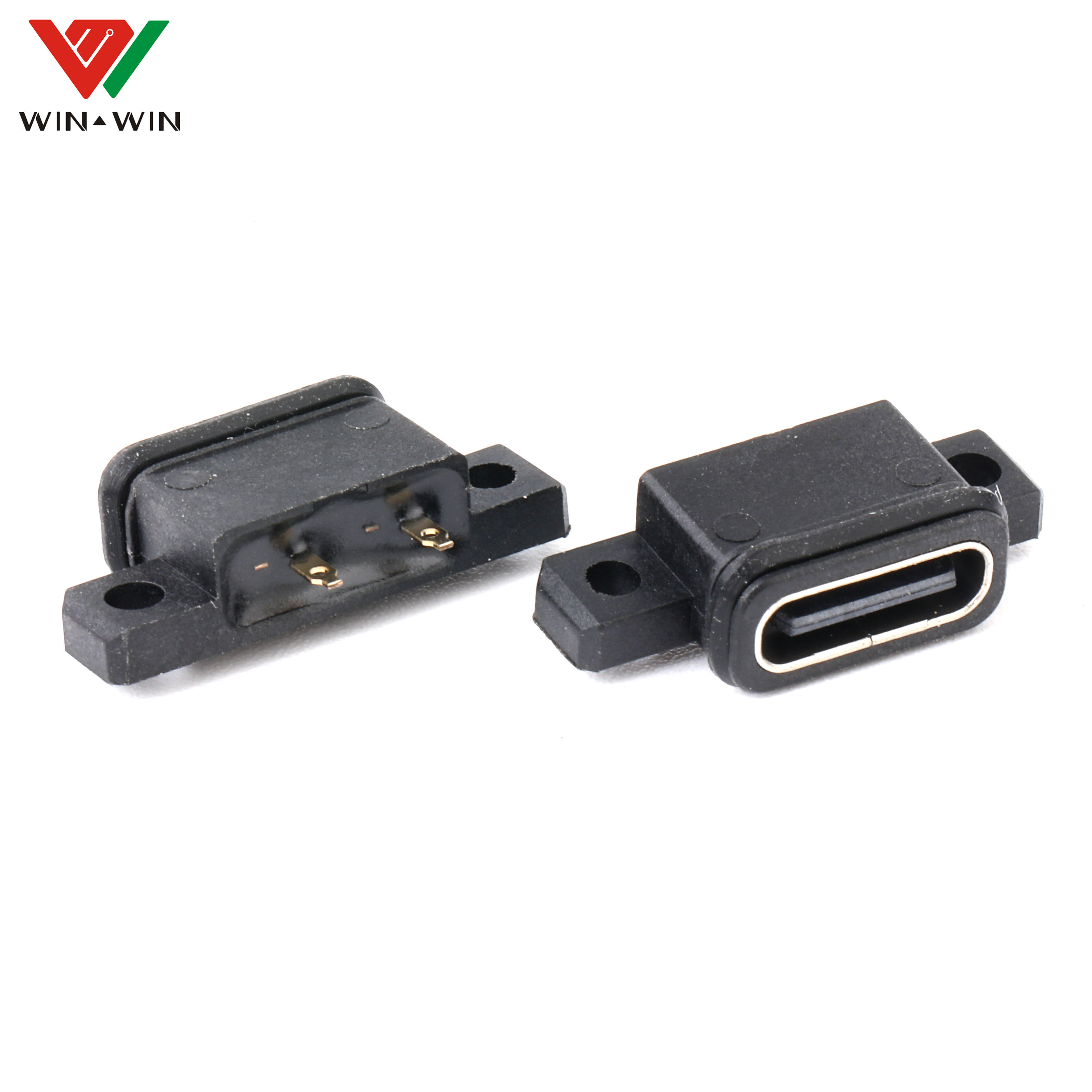 Panel mount usb c waterproof miniature electrical
