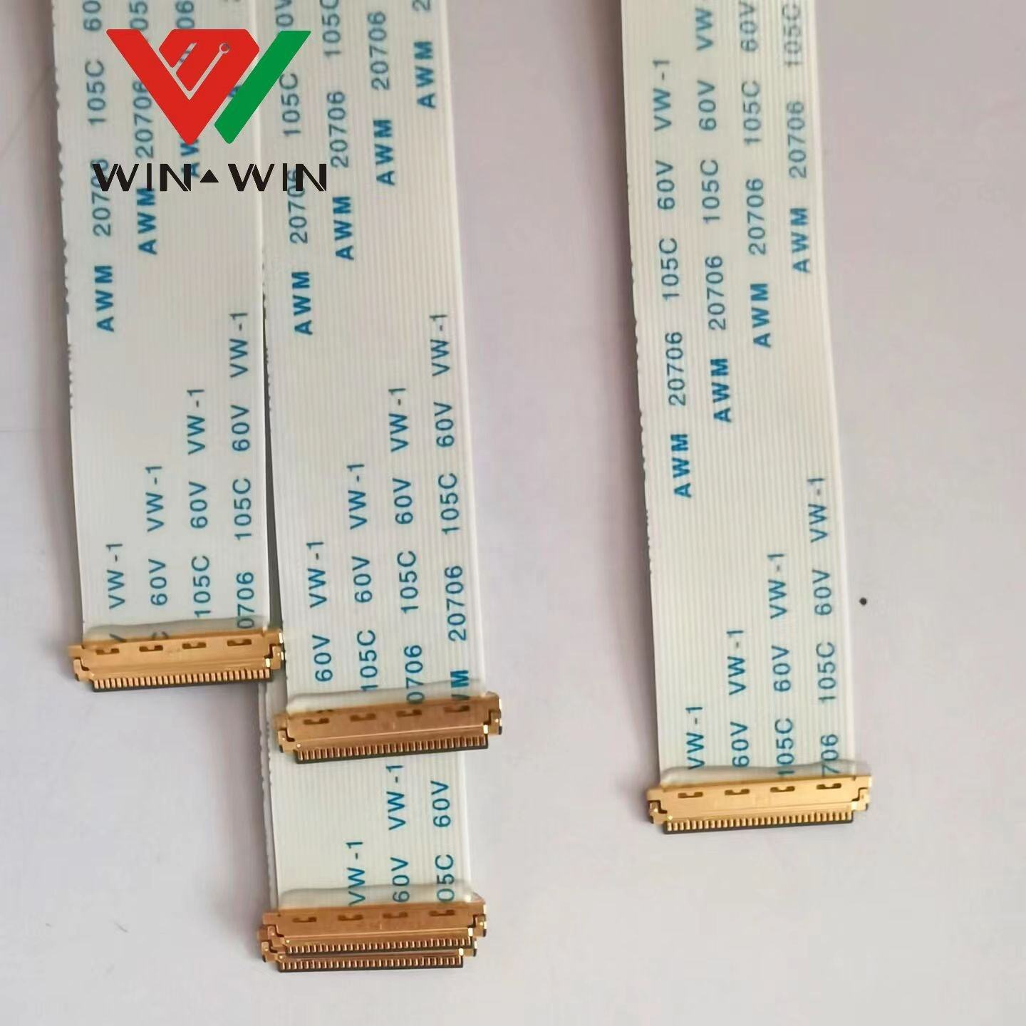 FFC FPC flat flexible cable 0.5MM1.0MM spacing 4 6 8 10 12 14 16 20 22 24 26 28 30 34 38 40 45 50 54 60-pin LED flexible cable