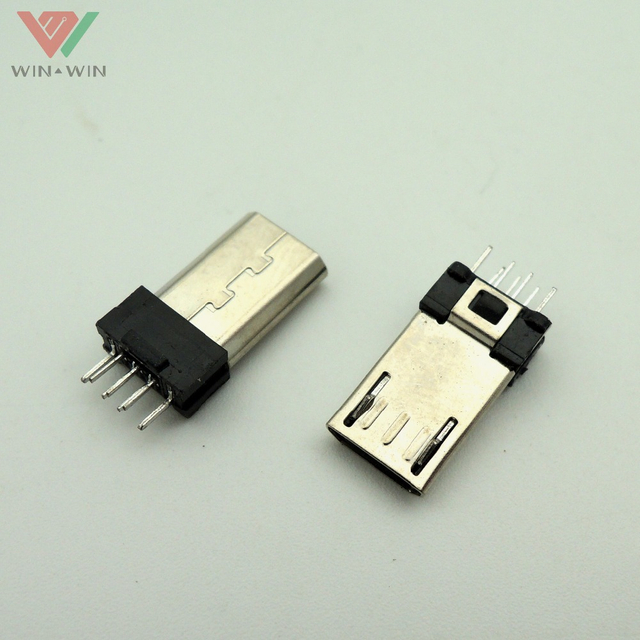 High Quality Micro Usb 5 Pin Male PCB Connector