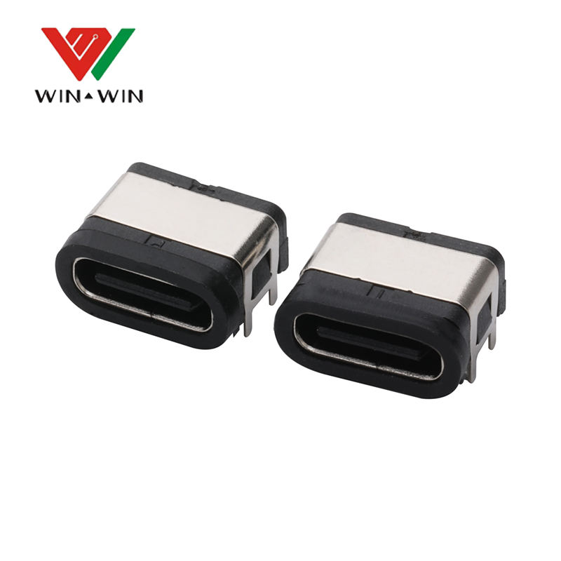 New design waterproof male female usb electric battery usb c connector for electric toothbrush