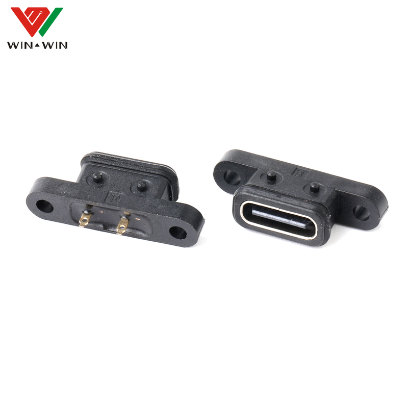 Waterproof electrical cables c plug 2pin jack connectors for Cleansing device