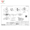 China Factory 6Pin Waterproof Female USB Type C Connector IPX8
