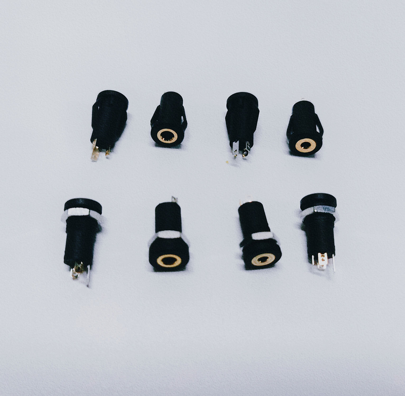 High quality audio Female Jack audio cable 3.5mm jack female 3pin 4pin 6.35 jack male