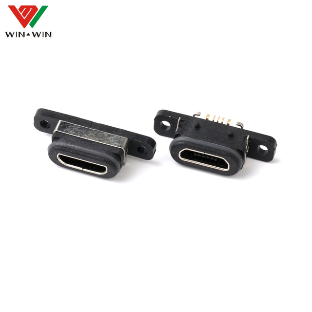 Panel mount SMT marine waterproof fast cable connectors