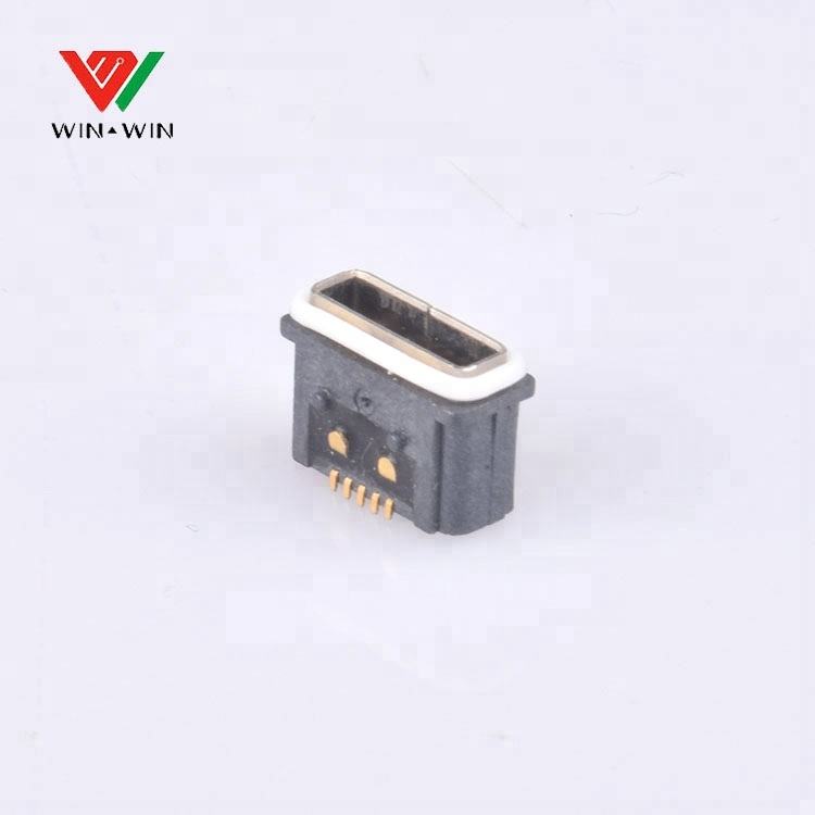 5 Pin Waterproof Female Micro Usb Connector