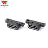 Panel mount usb c waterproof miniature electrical