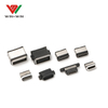 Fast charging usb c male female solder connector waterproof ip68 for cold connection port