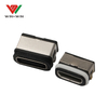 6 Pin USB C Solder Waterproof connector female socket