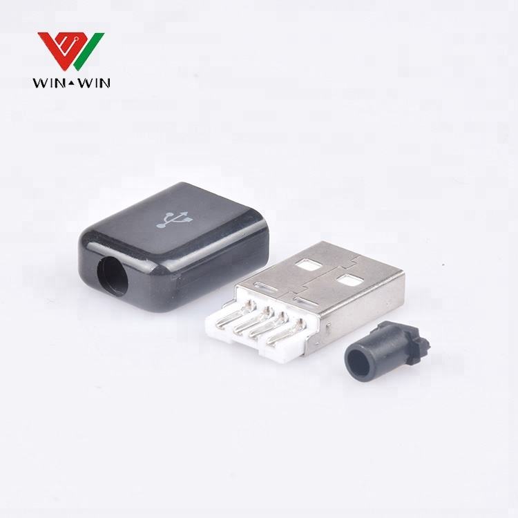 High Quality Assembled 2.0 Male Usb A Connector