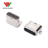 16pin waterproof usb connector pin type c terminals for Cold connection port