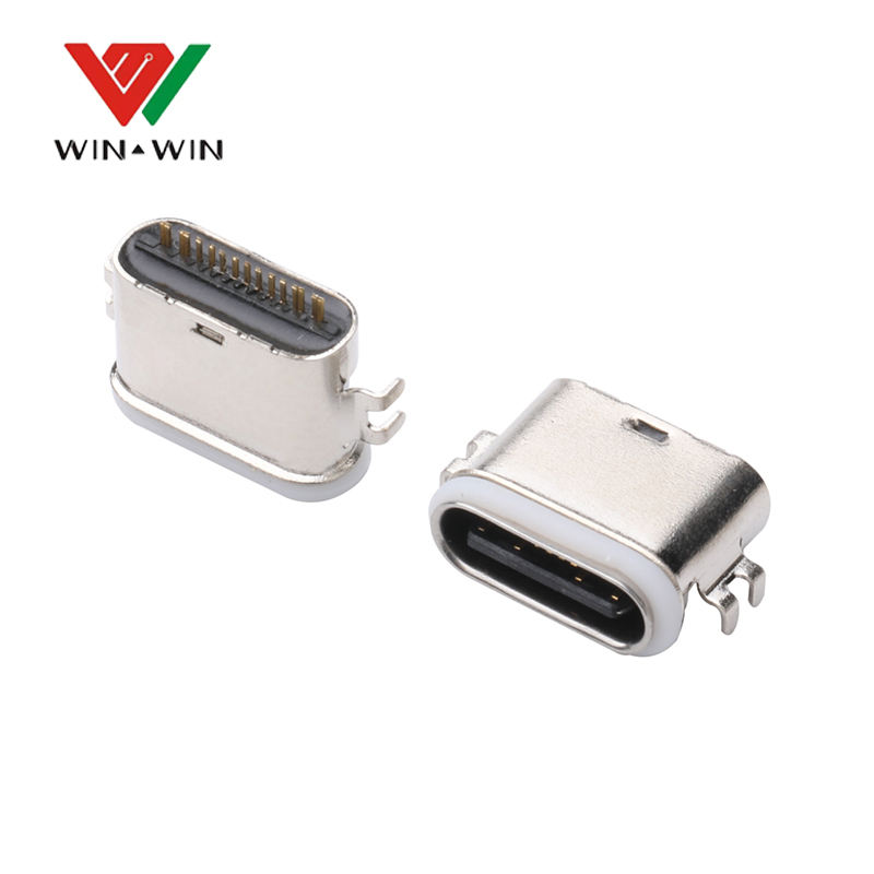 16pin waterproof usb connector pin type c terminals for Cold connection port