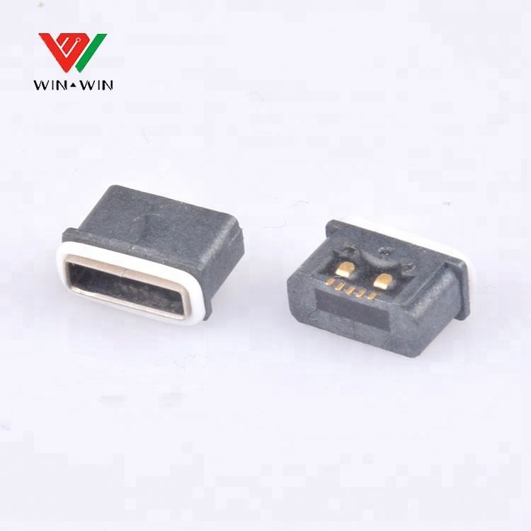 5 Pin Waterproof Female Micro Usb Connector