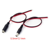 5.5x2.1mm Male Right Angle Plug To Female Extension Power Cord DC Power Cable