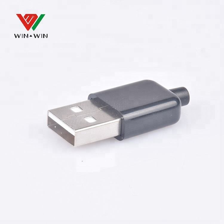 High Quality Assembled 2.0 Male Usb A Connector