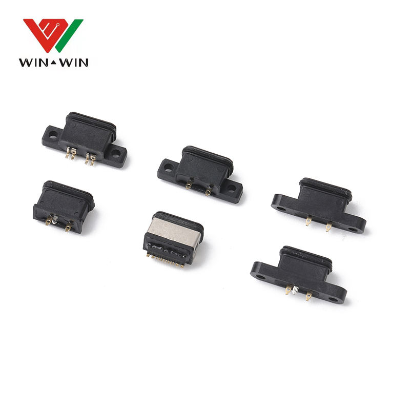 NEW Design USB Type C Connector ip68 socket for fishing aerator