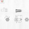 WQ-705 Female earphone socket Stereo Headset 3 pole headphone jack 3.5mm audio earphone socket