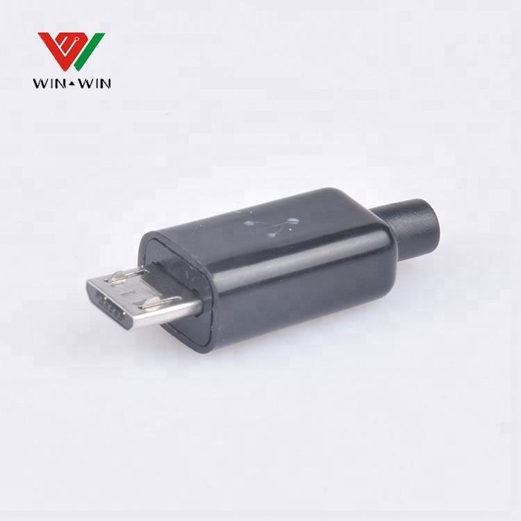Assembly 5 Pin Micro USB Male Connector