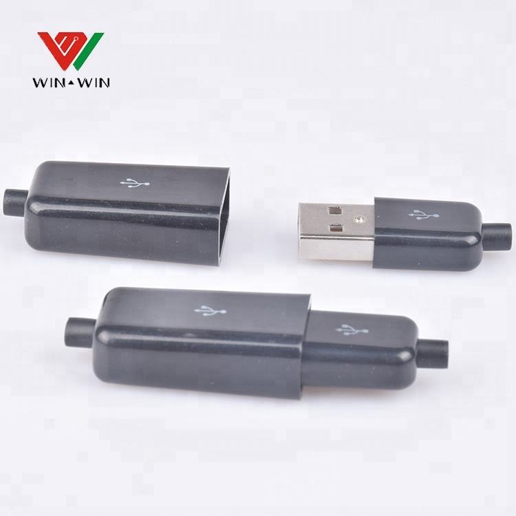 High Quality Assembled 2.0 Male Usb A Connector