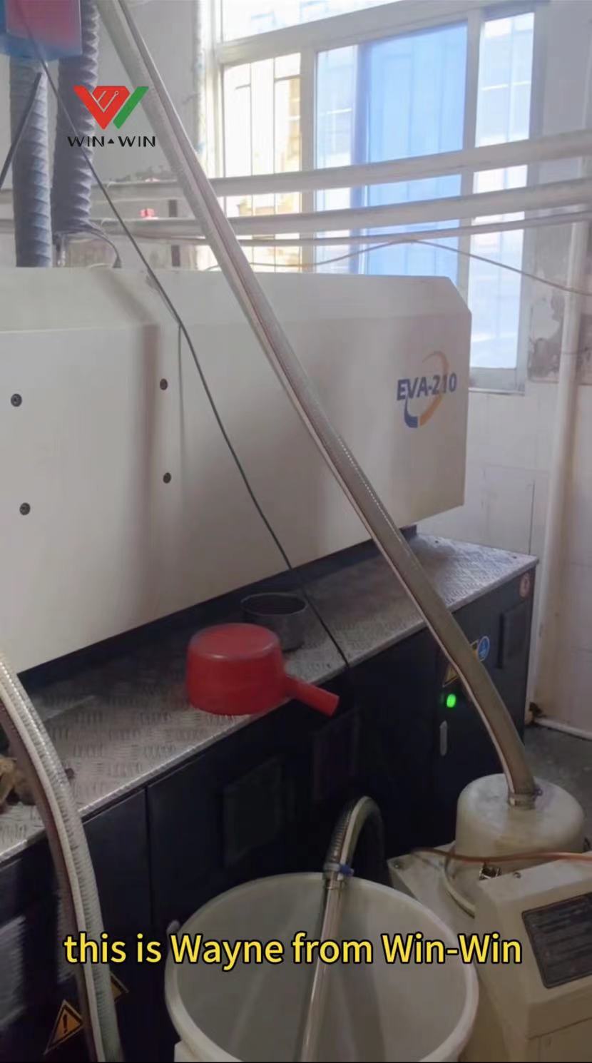 Injection mold factory production display
